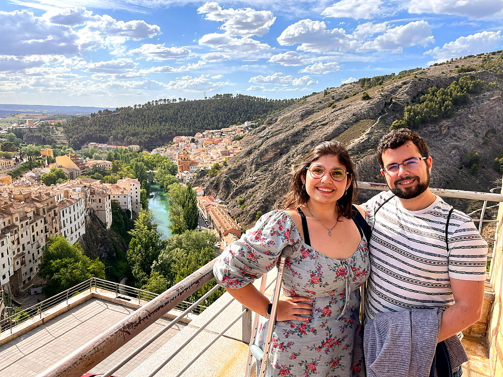 Dani y Ángel durante sus primeros meses juntos