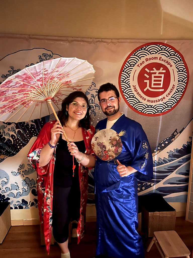 Primer viaje de Dani y Ángel a Barcelona durante Sant Jordi