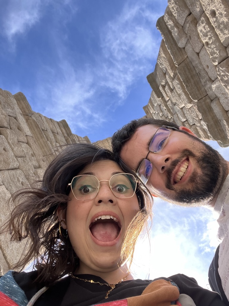 Danioska y Ángel en una de sus aventuras